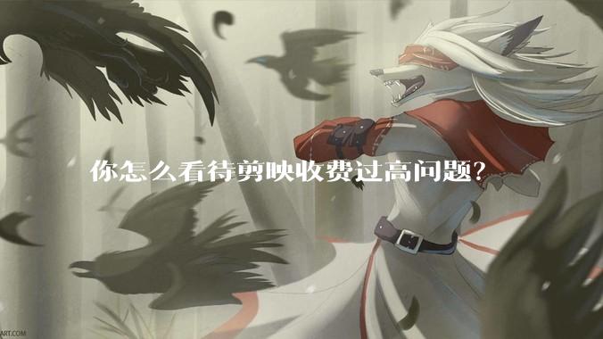 你怎么看待剪映收费过高问题?